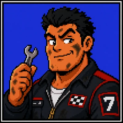 Pixel portrait of AXEL GRIME