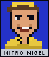 Pixel portrait of NITRO NIGEL