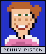 Pixel portrait of PENNY PISTON
